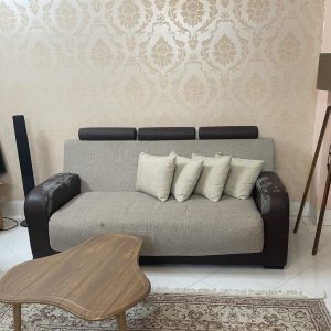 فروش مبل راحتی ٧ نفره چرم سالم در سایت آگهی دزار سمنان