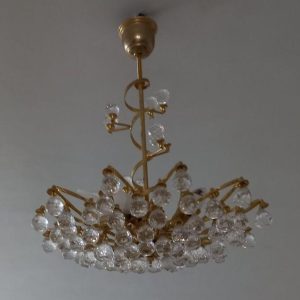 ۲ عدد لوستر کریستالی در حد نو