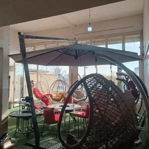چتر و سایبان باغ رستوران ویلا دزار سمنان