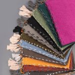 شال پلیسه بخیه دوزی شاین دار (وارداتی)