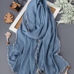 شال پلیسه بخیه دوزی شاین دار (وارداتی)