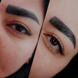 خدمات آرایشگری لیفت و لمینت ابرو با متریال سایت آگهی و خرید و فروش دزار سمنان .