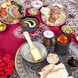 عمارت بادگیر سمنان .یکی از بهترین رستوان های سمنان