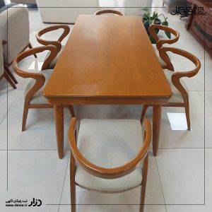 ناهار خوری ۶ نفره فروشگاه آقای مبل سمنان . سایت دزار سمنان
